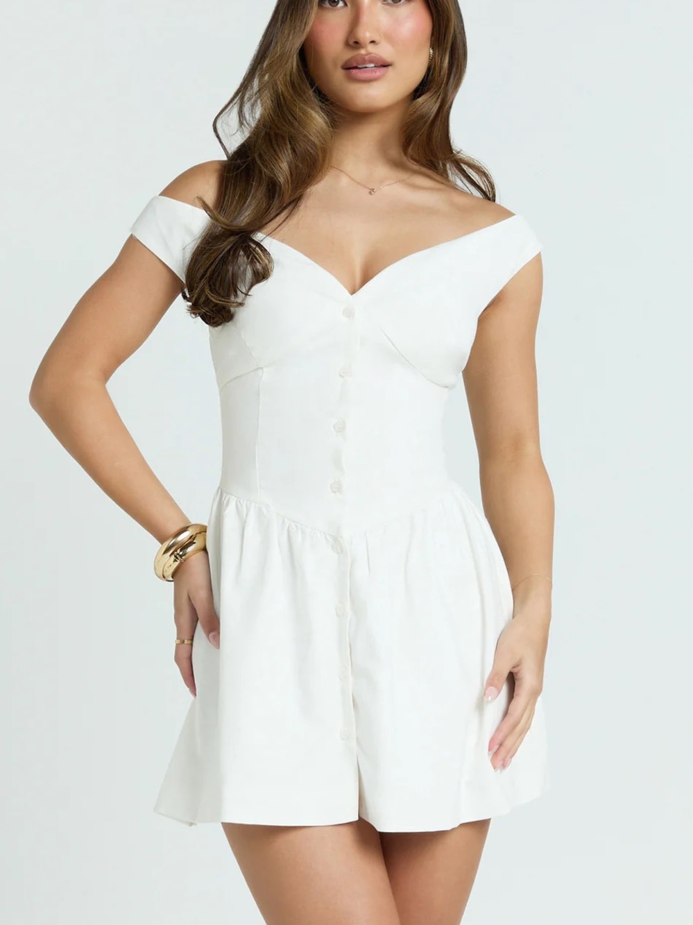 Showpo White Adelaide Mini Dress